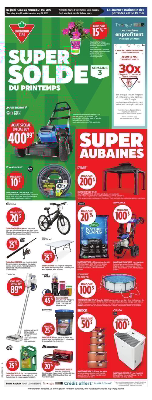 Circulaire Canadian Tire - Page 1