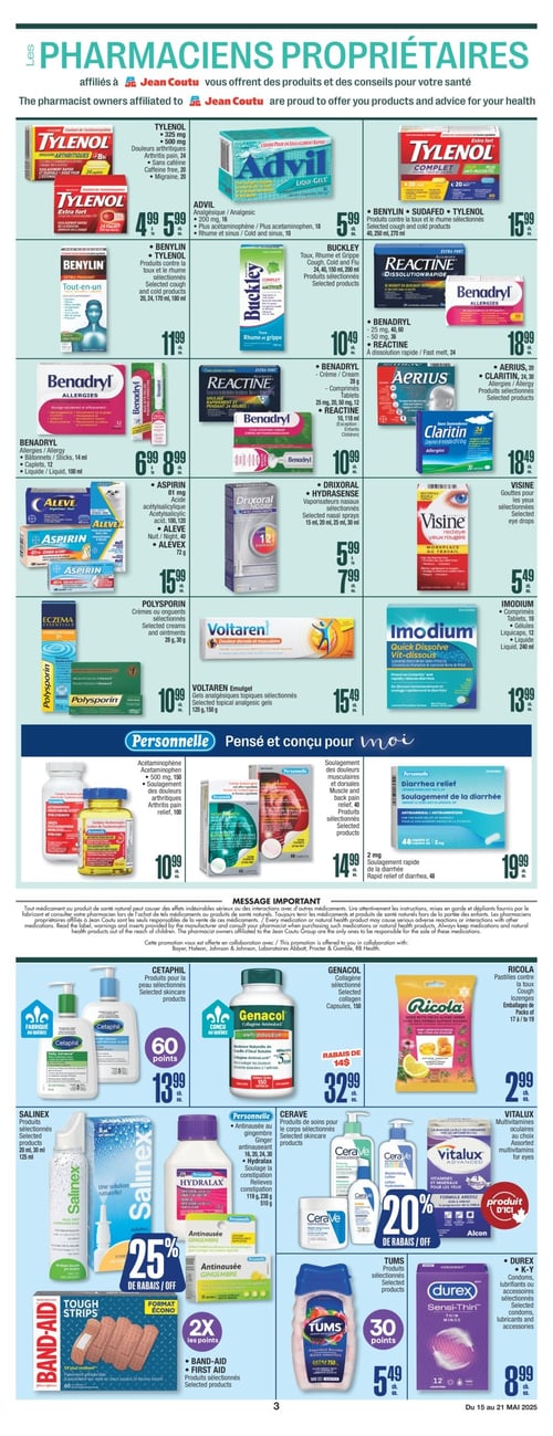 Circulaire Jean Coutu - Santé Beauté - Page 3