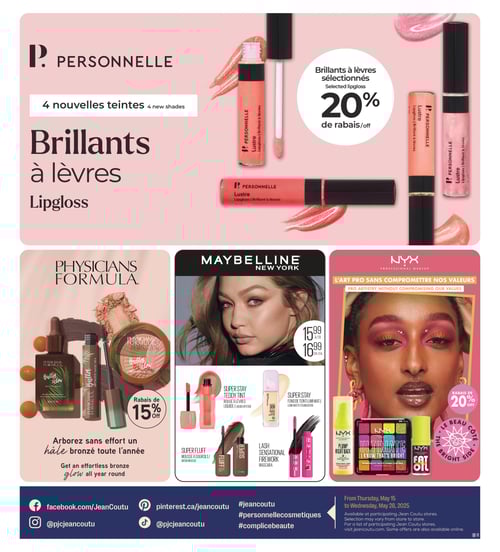 Circulaire Jean Coutu - Cahier Beauté - Page 11
