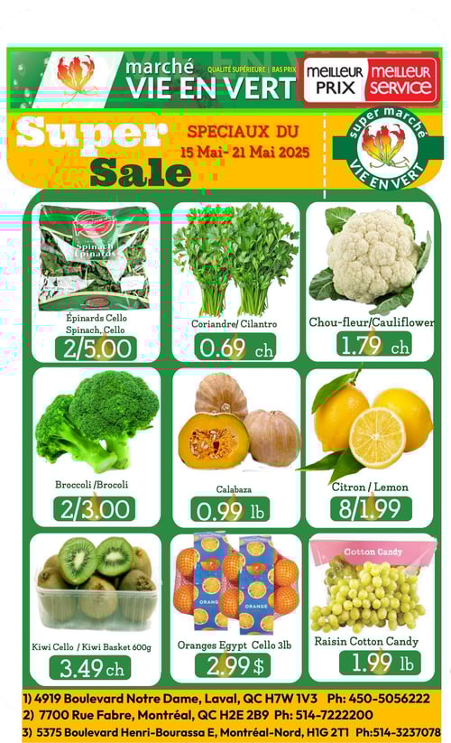 Circulaire Marché Vie en Vert - Page 1