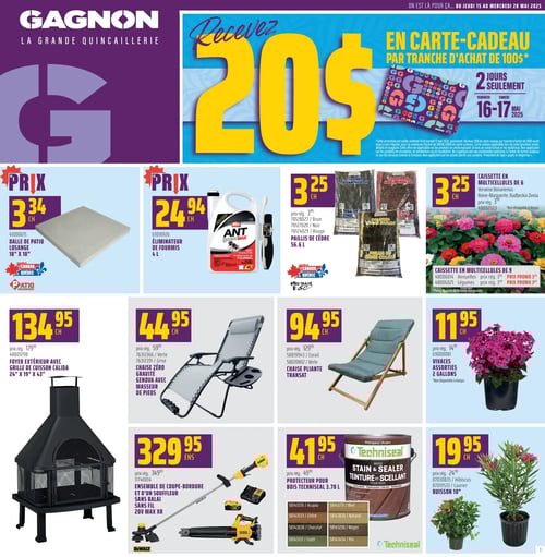 Circulaire GAGNON - La Grande Quincaillerie - Page 1