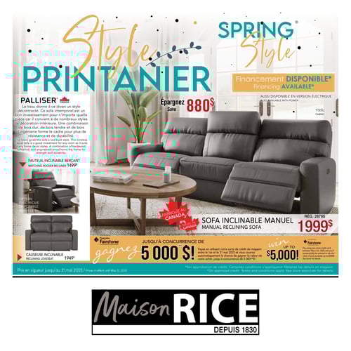Circulaire Maison Rice - Page 1
