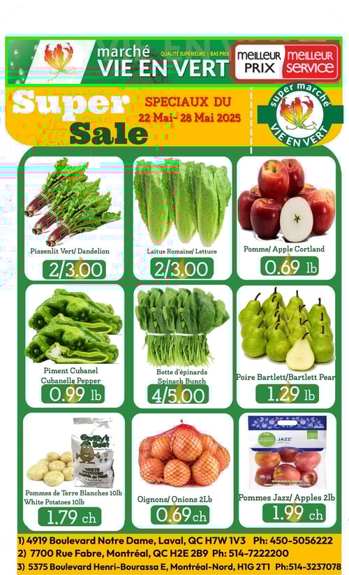 Circulaire Marché Vie en Vert - Page 1