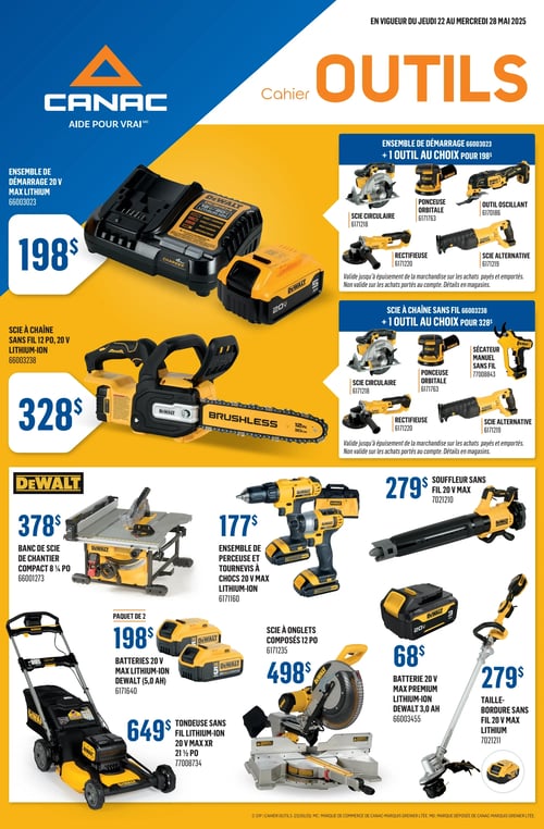 Circulaire Canac - Cahier Outils - Page 1