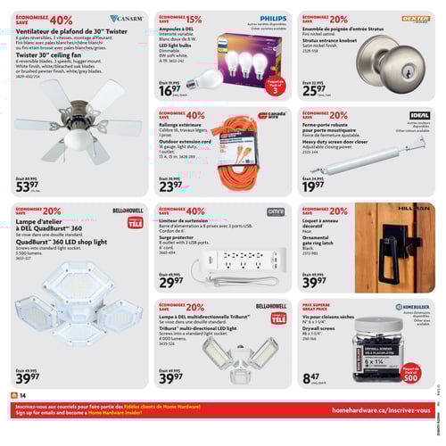 Circulaire Home Hardware - Page 14
