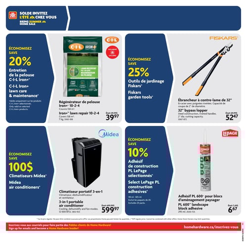 Circulaire Home Hardware - Page 20