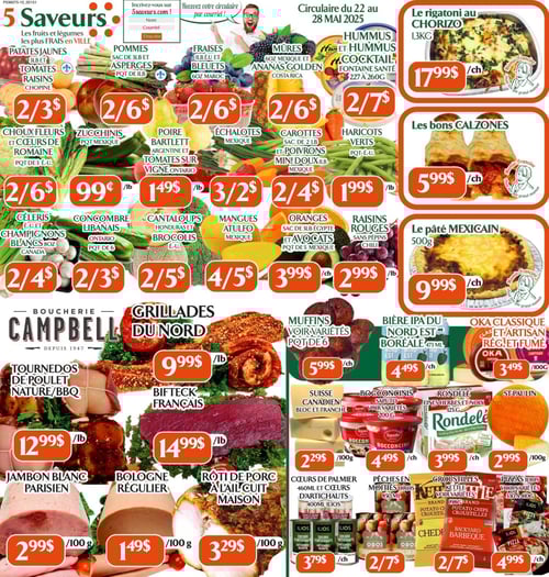 Circulaire Marché Le 5 Saveurs - Page 1
