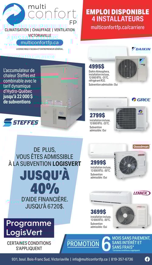 Circulaire Multi Confort FP - Victoriaville - Page 1