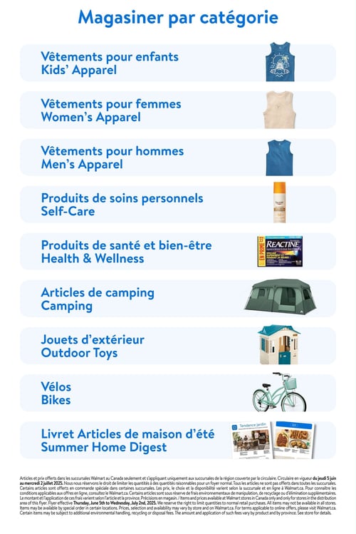 Circulaire Walmart - Ambiance de Vacances à bas prix - Page 23