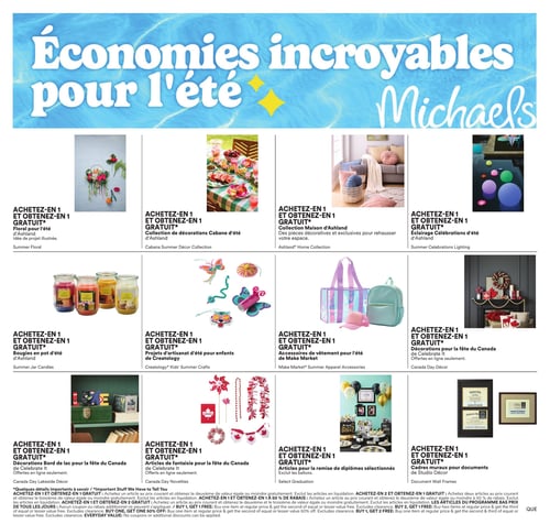 Circulaire Michaels - Page 1