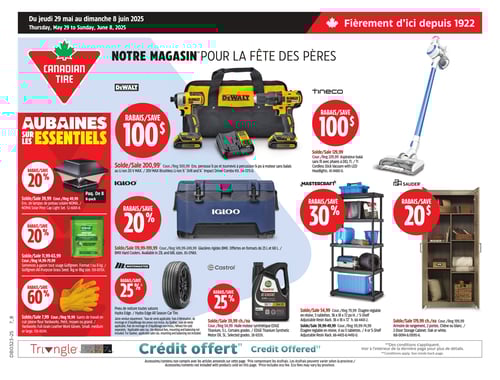 Circulaire Canadian Tire - Page 1