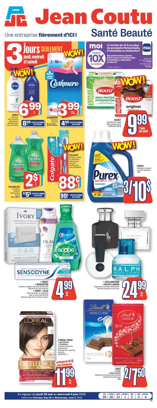 Circulaire Jean Coutu - Santé Beauté - Page 1