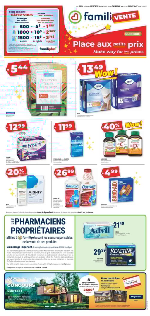Circulaire Familiprix - Clinique - Page 1