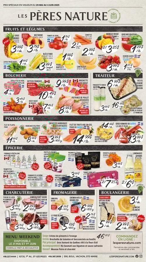 Circulaire Les Pères Nature - Page 1