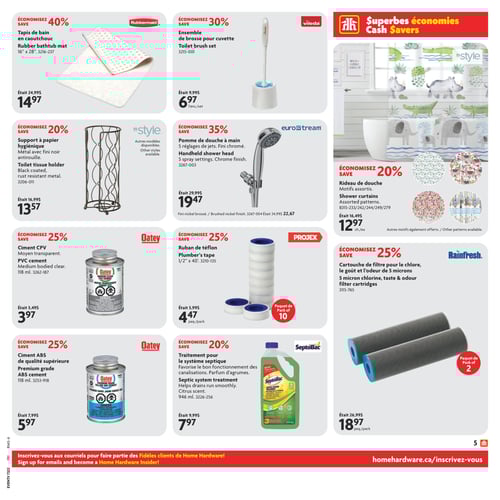 Circulaire Home Hardware - Superbes Économies - Page 6