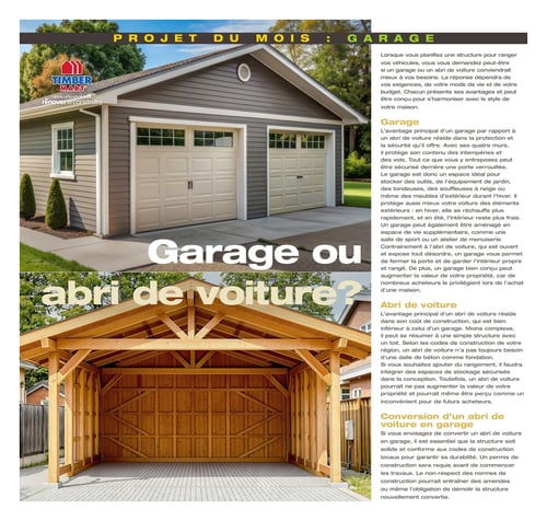 Circulaire Timber Mart - Projet de garage - Page 14