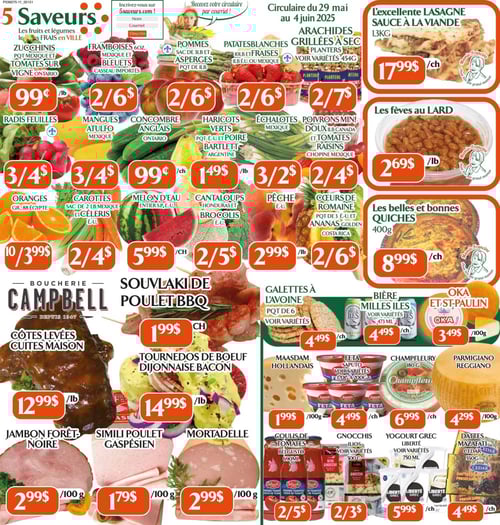 Circulaire Marché Le 5 Saveurs - Page 1