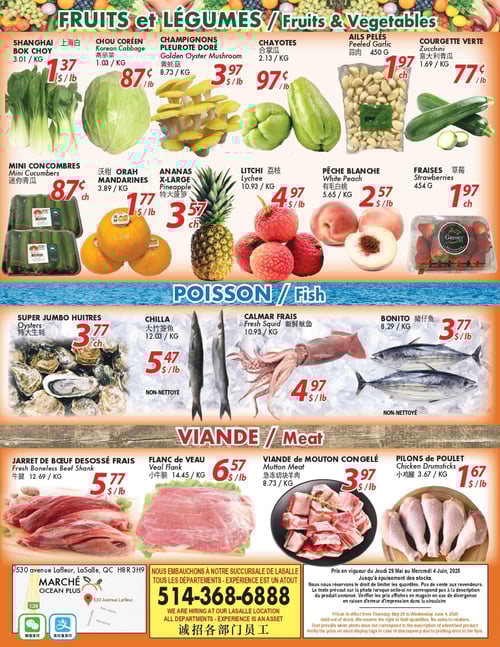 Circulaire Marché Ocean Plus - Page 1