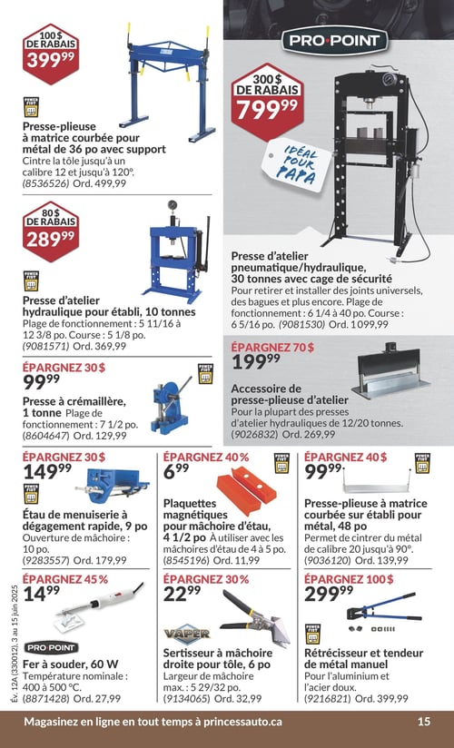 Circulaire Princess Auto - Page 21