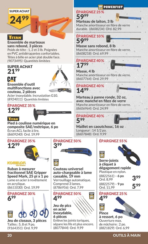 Circulaire Princess Auto - Page 26