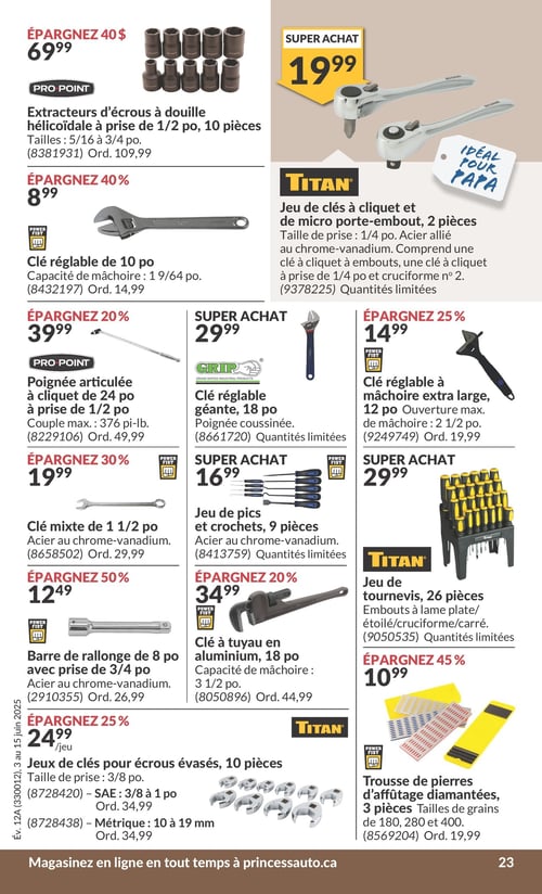 Circulaire Princess Auto - Page 29