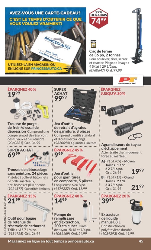 Circulaire Princess Auto - Page 52