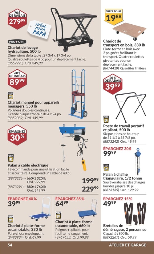 Circulaire Princess Auto - Page 61