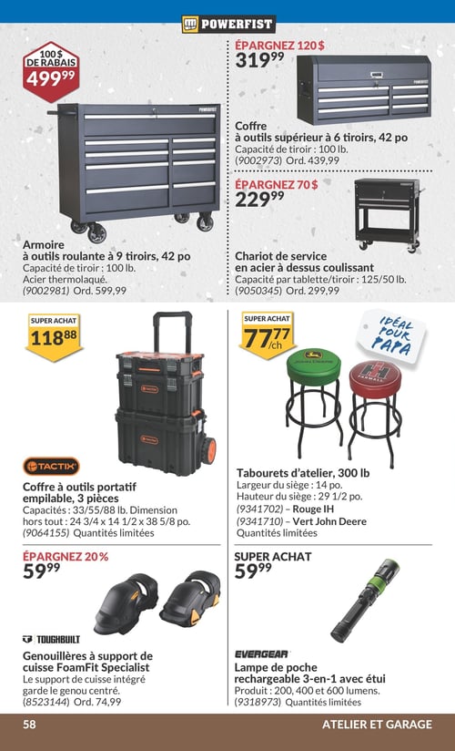 Circulaire Princess Auto - Page 65
