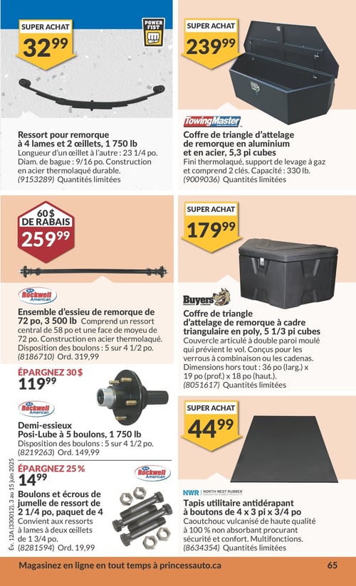 Circulaire Princess Auto - Page 72