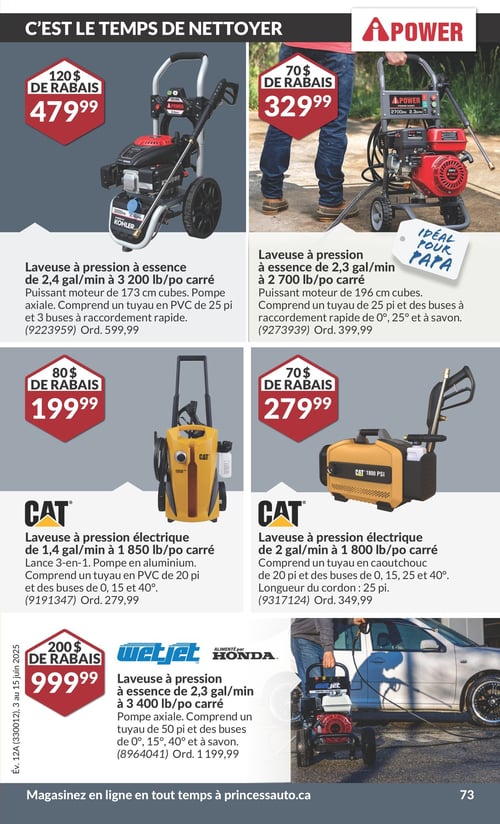 Circulaire Princess Auto - Page 80