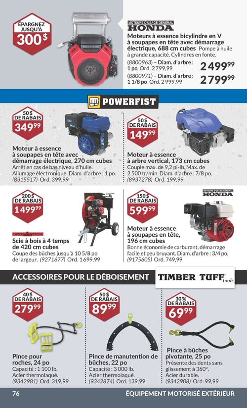 Circulaire Princess Auto - Page 83