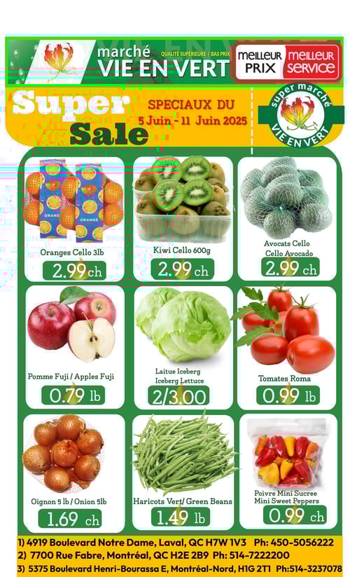 Circulaire Marché Vie en Vert - Page 1
