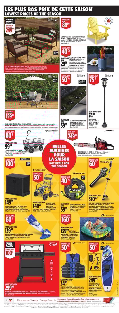 Circulaire Canadian Tire - Grand Rouge - Page 4