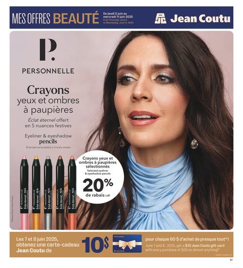 Circulaire Jean Coutu - Mes Offres Beauté - Page 1