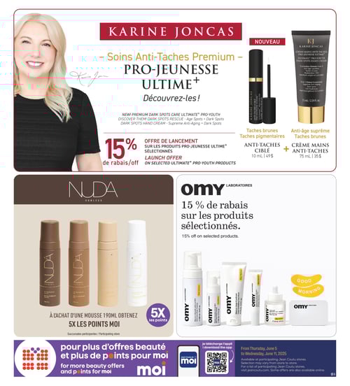 Circulaire Jean Coutu - Mes Offres Beauté - Page 5