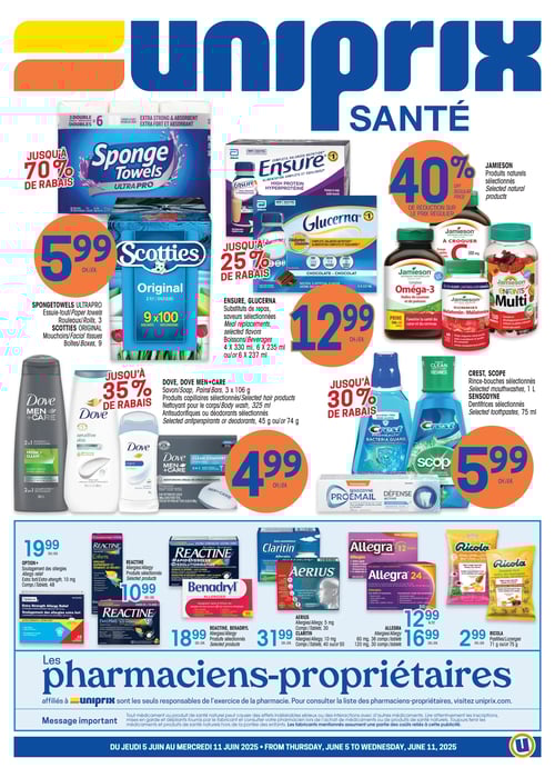 Circulaire Uniprix - Santé - Page 1