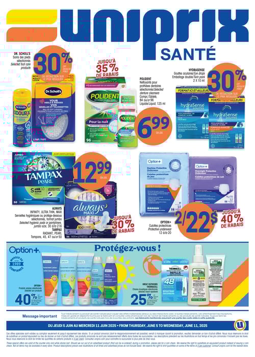 Circulaire Uniprix - Santé - Page 4