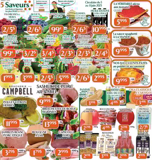 Circulaire Marché Le 5 Saveurs - Page 1