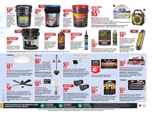 Circulaire Canadian Tire - Page 34
