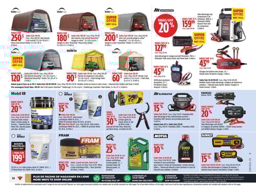 Circulaire Canadian Tire - Page 45