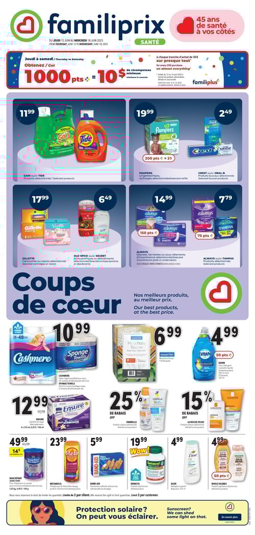 Circulaire Familiprix - Santé - Page 1