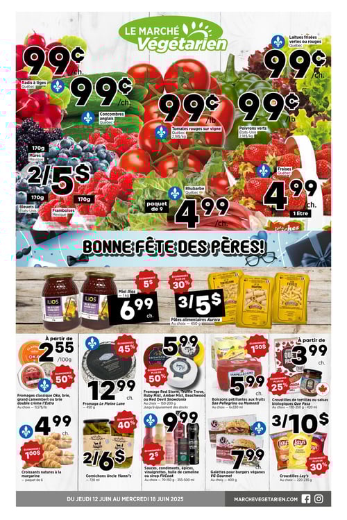 Circulaire Marché Végétarien - Page 1
