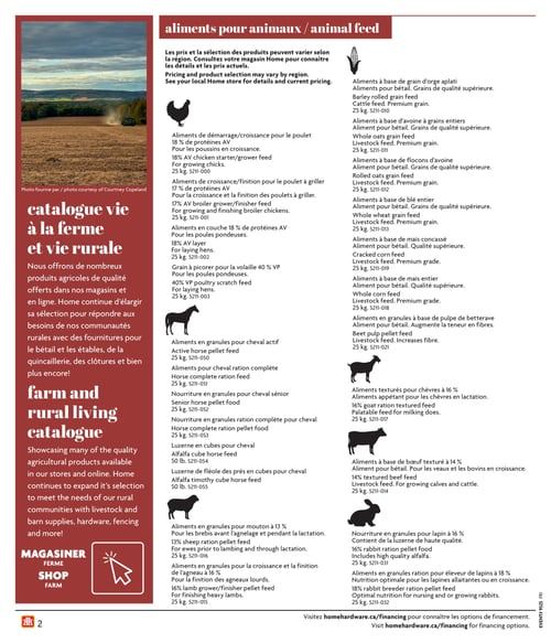 Circulaire Home Hardware - Vie à la ferme et rurale - Page 2