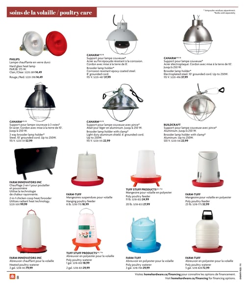 Circulaire Home Hardware - Vie à la ferme et rurale - Page 8