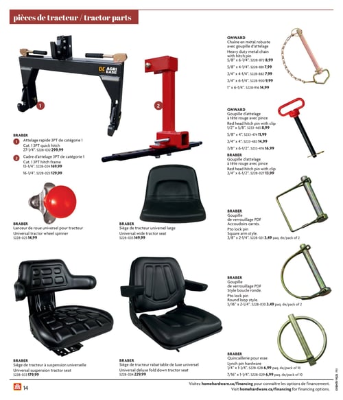 Circulaire Home Hardware - Vie à la ferme et rurale - Page 14