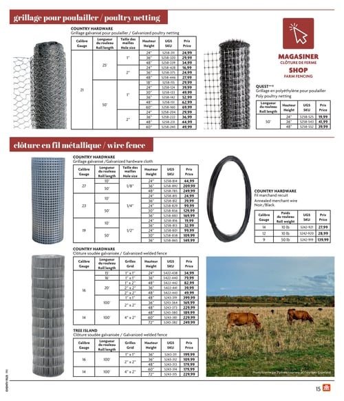 Circulaire Home Hardware - Vie à la ferme et rurale - Page 15