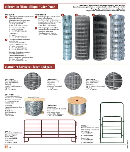 Circulaire Home Hardware - Vie à la ferme et rurale - Page 16