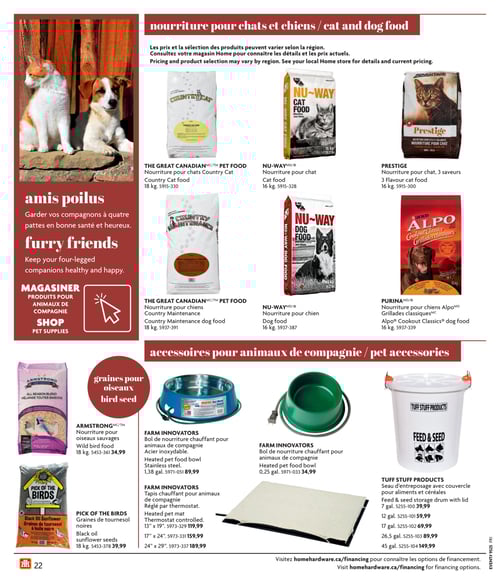 Circulaire Home Hardware - Vie à la ferme et rurale - Page 22