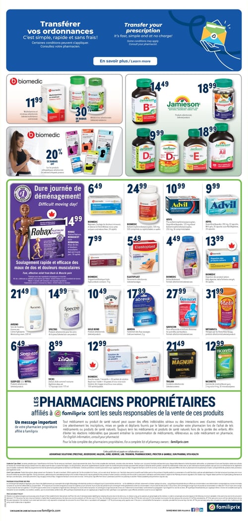 Circulaire Familiprix - Clinique - Page 4