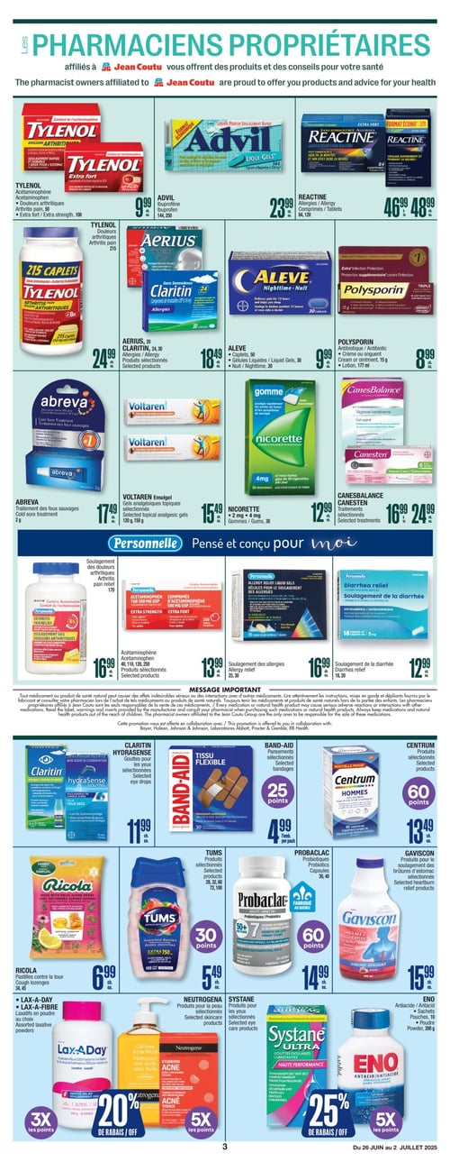 Circulaire Jean Coutu - Santé Beauté - Page 3